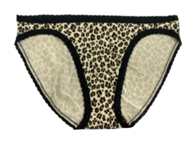 Jenni Cotton Lace Trim Hipster Wild Leo - Image 2