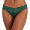 I.N.C. International Concepts Womens Lace Thong Underwear Smoke Pine - Image 2