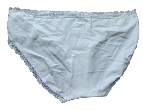 Jenni Cotton Lace Trim Hipster Bright White - Image 5