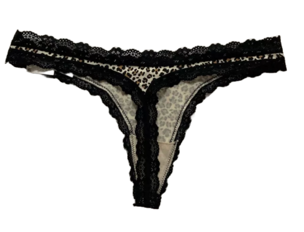 Jenni Women's Lace-Trim Thong Wild Leo - Nude - Image 3