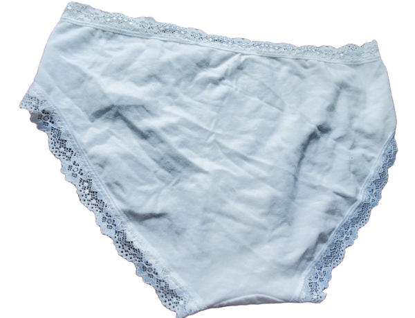 Jenni Cotton Lace Trim Hipster Bright White - Image 3